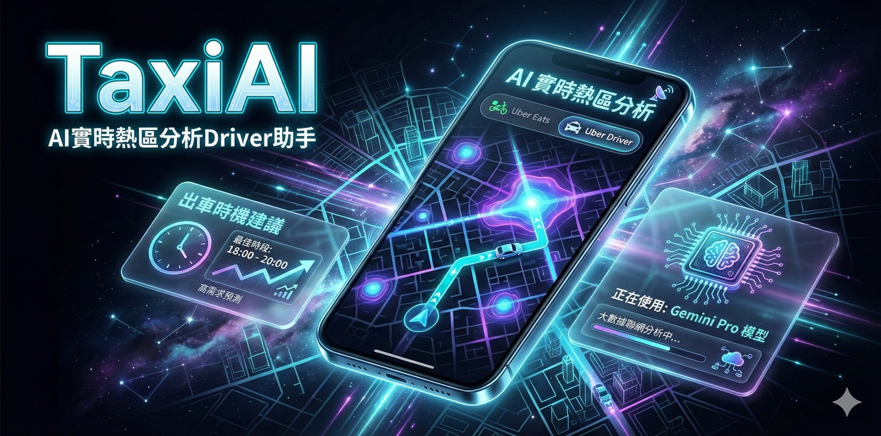 TaxiAI AI實時熱區分析 Driver助手